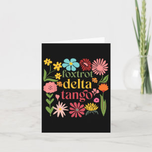 Carte Trump floral subtil résiste aux fleurs des chemise