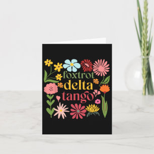 Carte Trump floral subtil résiste aux fleurs des chemise