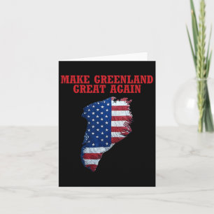 Carte Trump Groenland États-Unis Drapeau Rendre le Groen