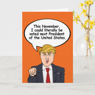 Carte Trump Halloween Card - Il y a des choses effrayant