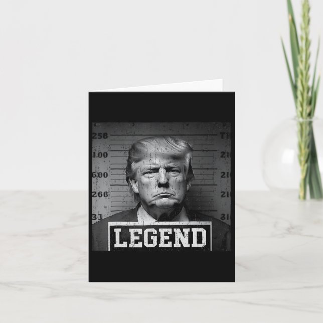 Carte Trump Mug Shot (Devant)