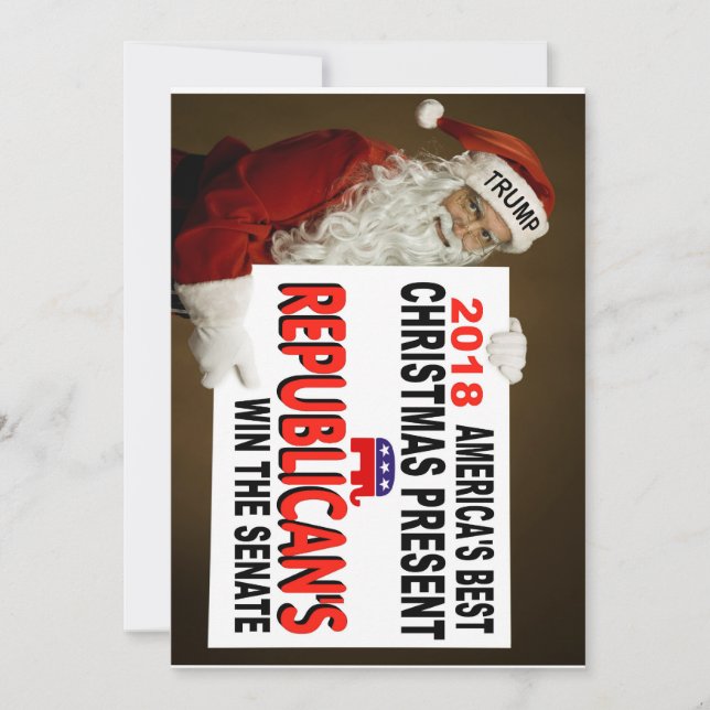 CARTE TRUMP NOËL (Devant)