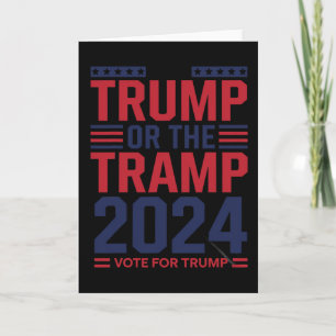 Carte Trump ou l'escroc 2025 Votez pour Trump Trump Vanc