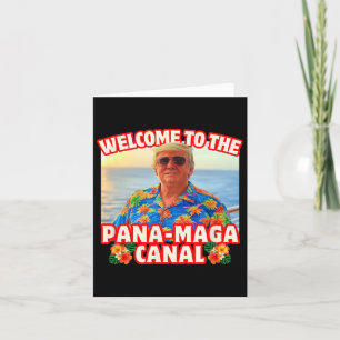 Carte Trump Panama Canal Pana-mega Beach Croisières vaca