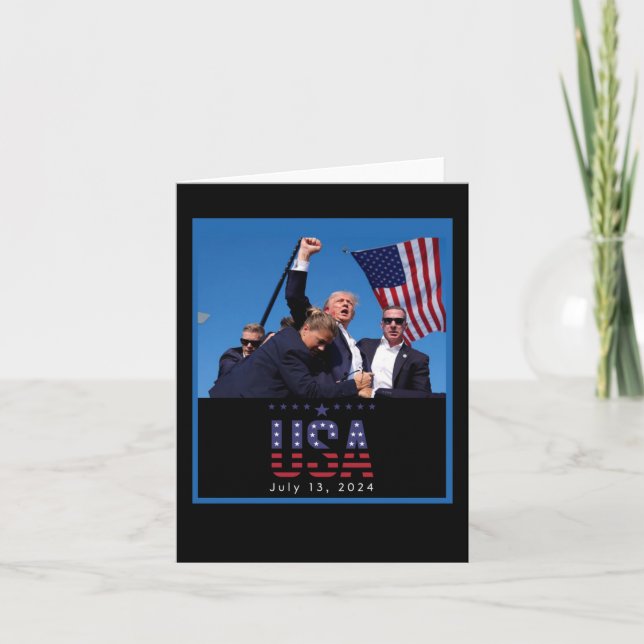 Carte Trump Pennsylvania Rally Shooting 2024 (Devant)