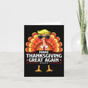 Carte Trump rend le Thanksgiving grand à nouveau drôle T