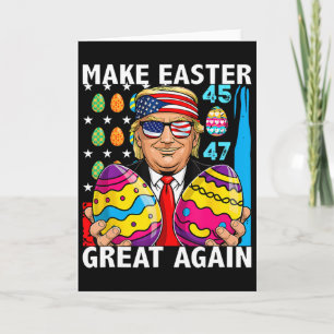 Carte Trump Rend Pâques Encore Plus Grand 45 47 Lapin Ch