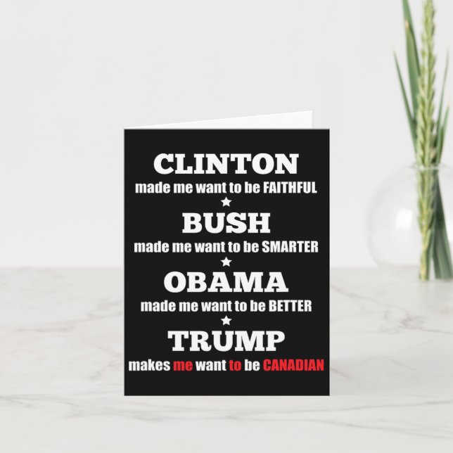 Carte Trump Teigne Politique Pour Les Indépendants Et Le (Devant)