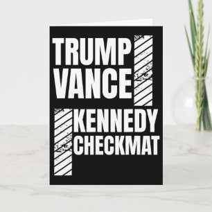 Carte Trump Vance Kennedy Échec et mat Élection Républic