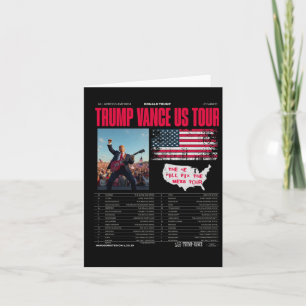 Carte Trump Vance Us Tour