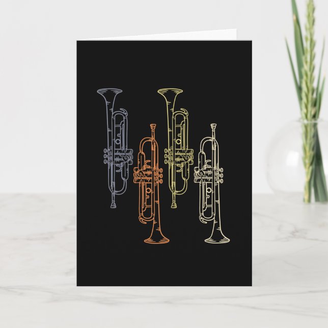 Carte Trumpets Vintages (Devant)