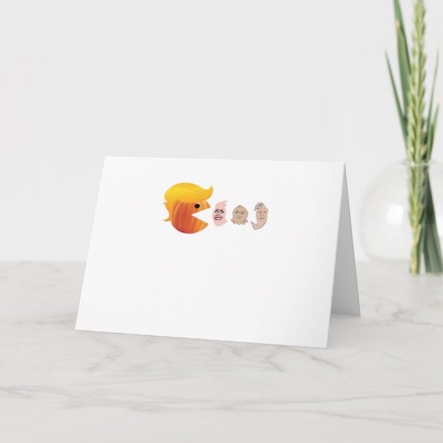 Carte Trumpkin Mangeant des Démocrates Classique – Satir (Devant)