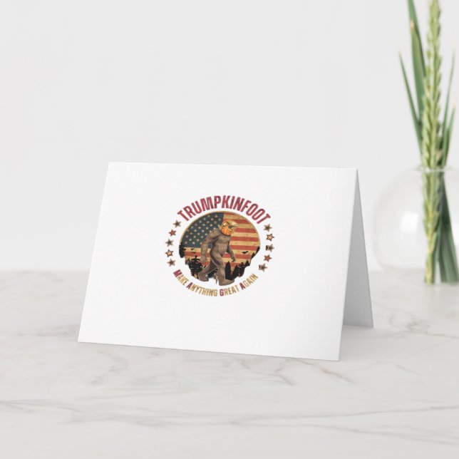 Carte Trumpkinfoot Bigfoot Trumpkin rendre tout grand (Devant)