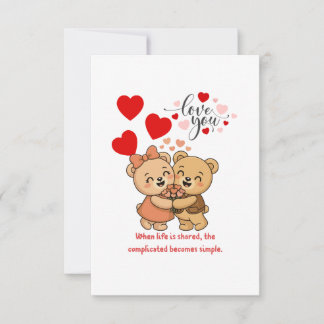 Carte truth love card