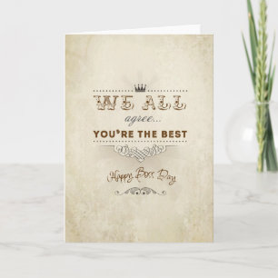 Carte Tu es la meilleure, Joyeuse Journée des Boss