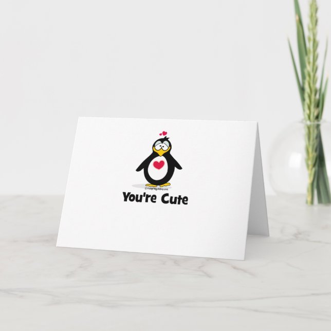 Carte Tu es mignonne (Devant)