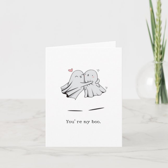 Carte Tu es mon amour - Carte de vœux d'amour effr (Devant)