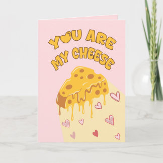 Carte Tu es mon fromage valentin