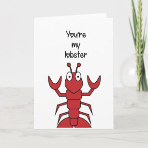 Carte Tu es mon homard
