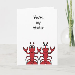 Carte Tu es mon homard
