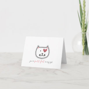 Carte Tu es parfait dans My Eyes Chat Saint Valentin