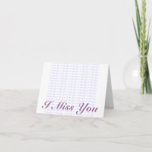 Carte Tu me manque