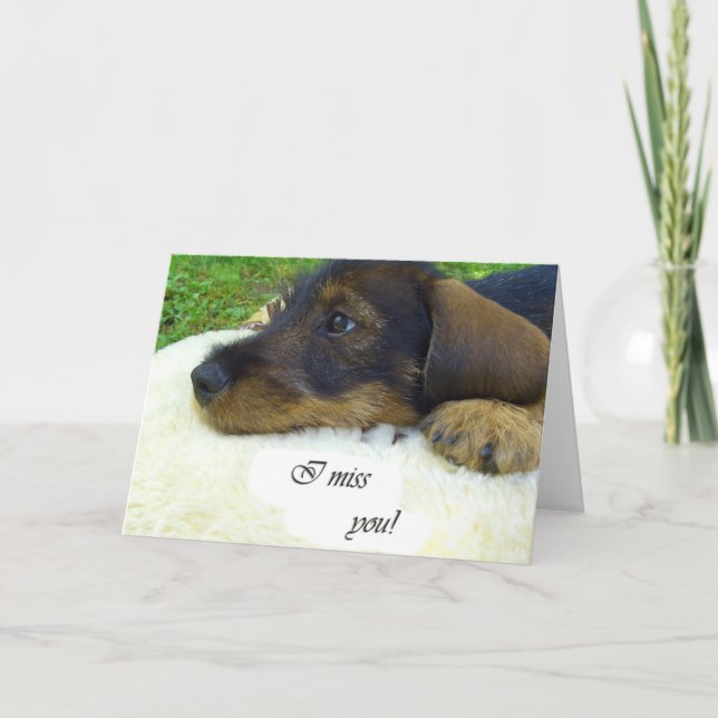 Carte Tu me manques (Devant)