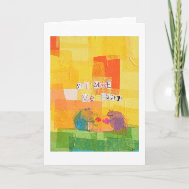 Carte Tu Me Rends Heureux (Devant)
