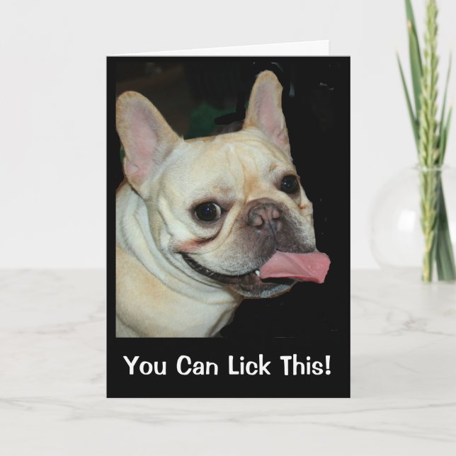 Carte Tu Peux Lick Ça ! Bon rétablissement (Devant)