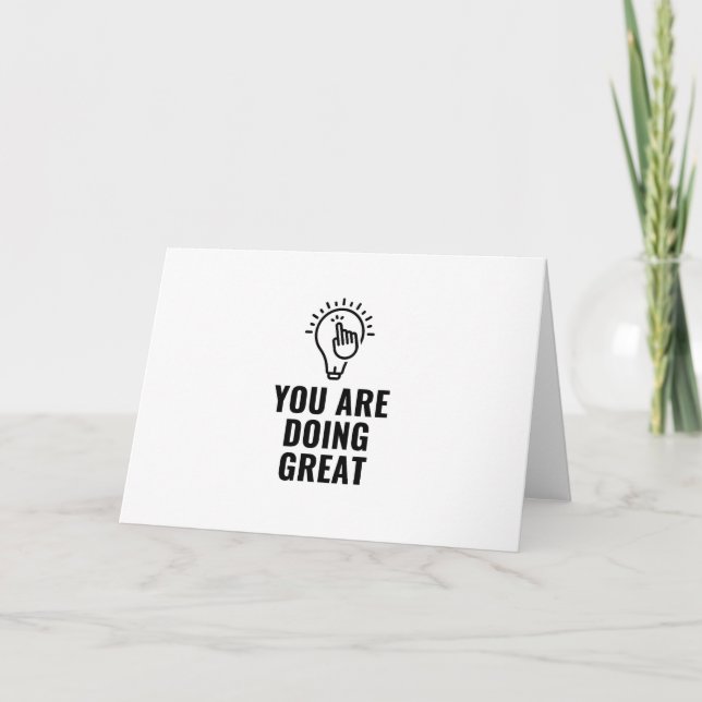 Carte Tu te débrouilles bien (Devant)