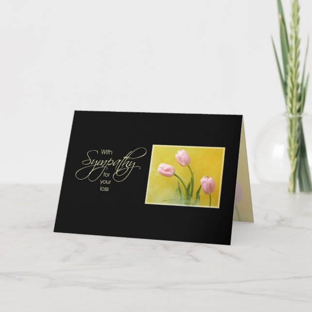 Carte Tulières de sympathie (Devant)