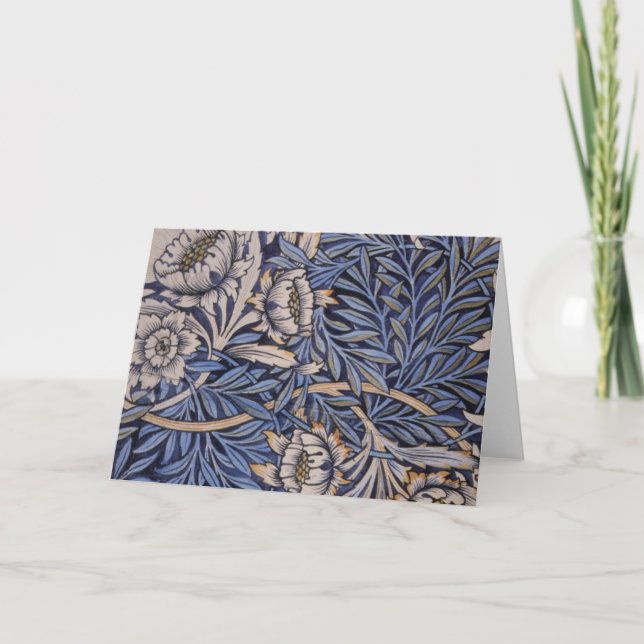 Carte Tulip et Willow Par William Morris (Devant)