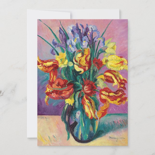 Carte Tulipes de perroquets | Henri Manguin (Devant)