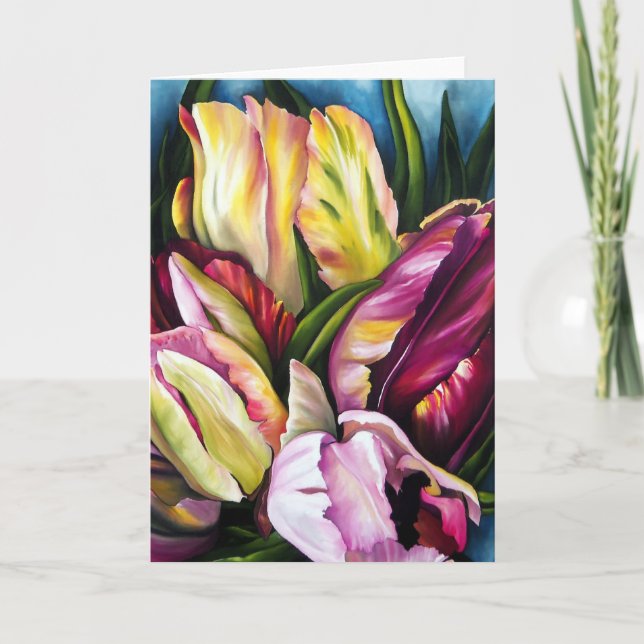 Carte Tulipes de ressort (Devant)
