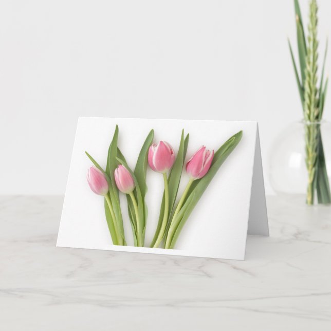 Carte Tulipes en fleurs (Devant)