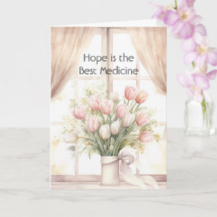 Carte Tulipes Roses Gorgées Espoir Floral est le Meilleu
