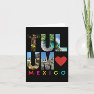 Carte Tulum Mexico 2022 Vacation Beach Matching Family G