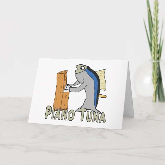 Carte Tuner de piano (thon) (Devant)