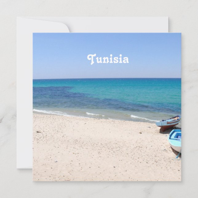 Carte Tunisie (Devant)