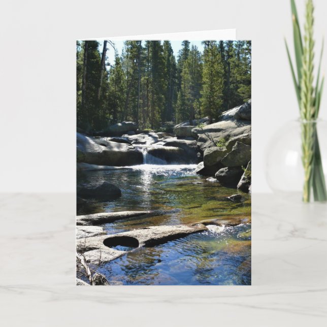 Carte Tuolumne River à Tuolumne Meadows, Yosemite, CA (Devant)