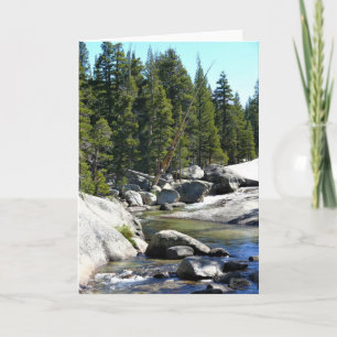 Carte Tuolumne River à Tuolumne Meadows, Yosemite, CA