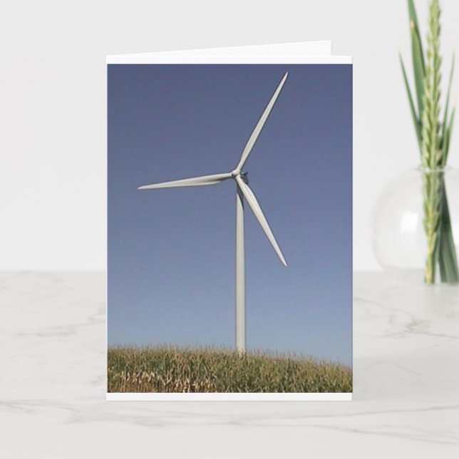 Carte Turbine éolienne (Devant)