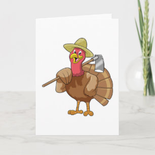 Carte Turkey as Farmer