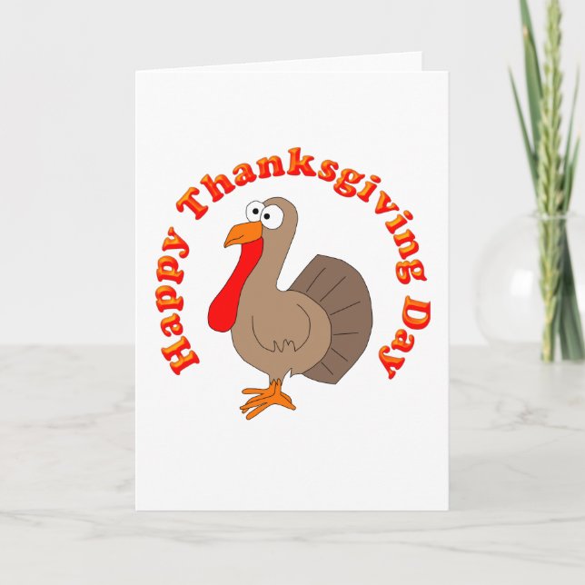 Carte Turquie bon thanksgiving (Devant)