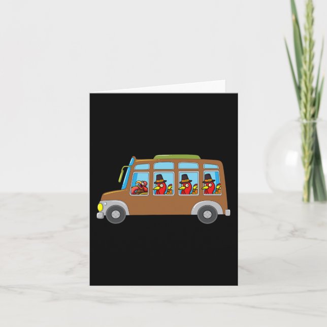 Carte Turquie équitation École Bus Thanksgiving Day Funn (Devant)