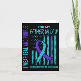 Carte Turquoise Et Violet Suicide Sensibilisation Chemis