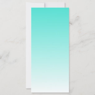 Carte Turquoise Ombre