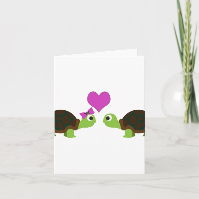 Carte Turtle Love (Devant)
