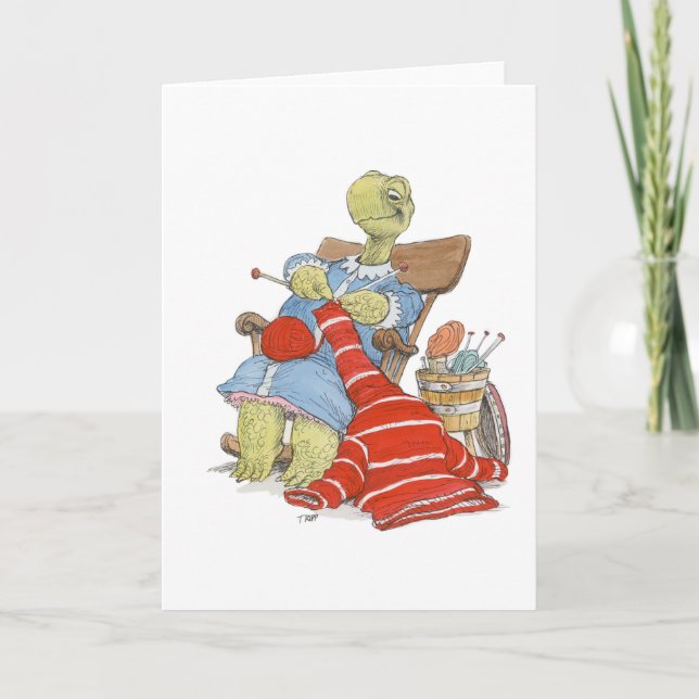 Carte Turtle tricot (Devant)