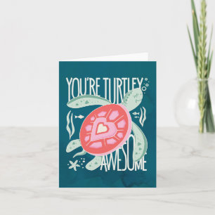 Carte Turtley Awesome Plié Note Card